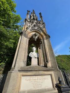 Krivoklat Castle Carlus Egon De Furstenberg monument